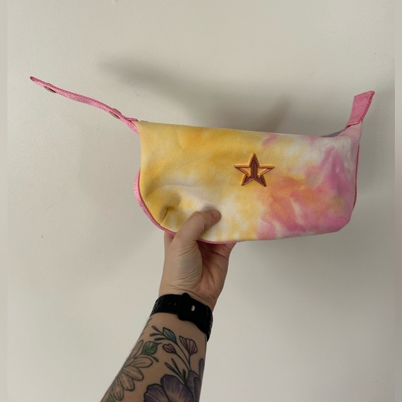 Jeffree Star Spring 2021 Exclusive Tie Dye Makeup Bag Purse - Picture 1 of 8